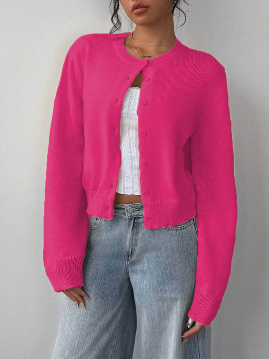 Damen Strickjacke im Oversized-Stil Heidi-Mode