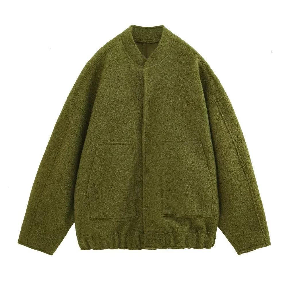 Damen Gemütliche und stylische Fleecejacke mit großen Seitentaschen Heidi-Mode
