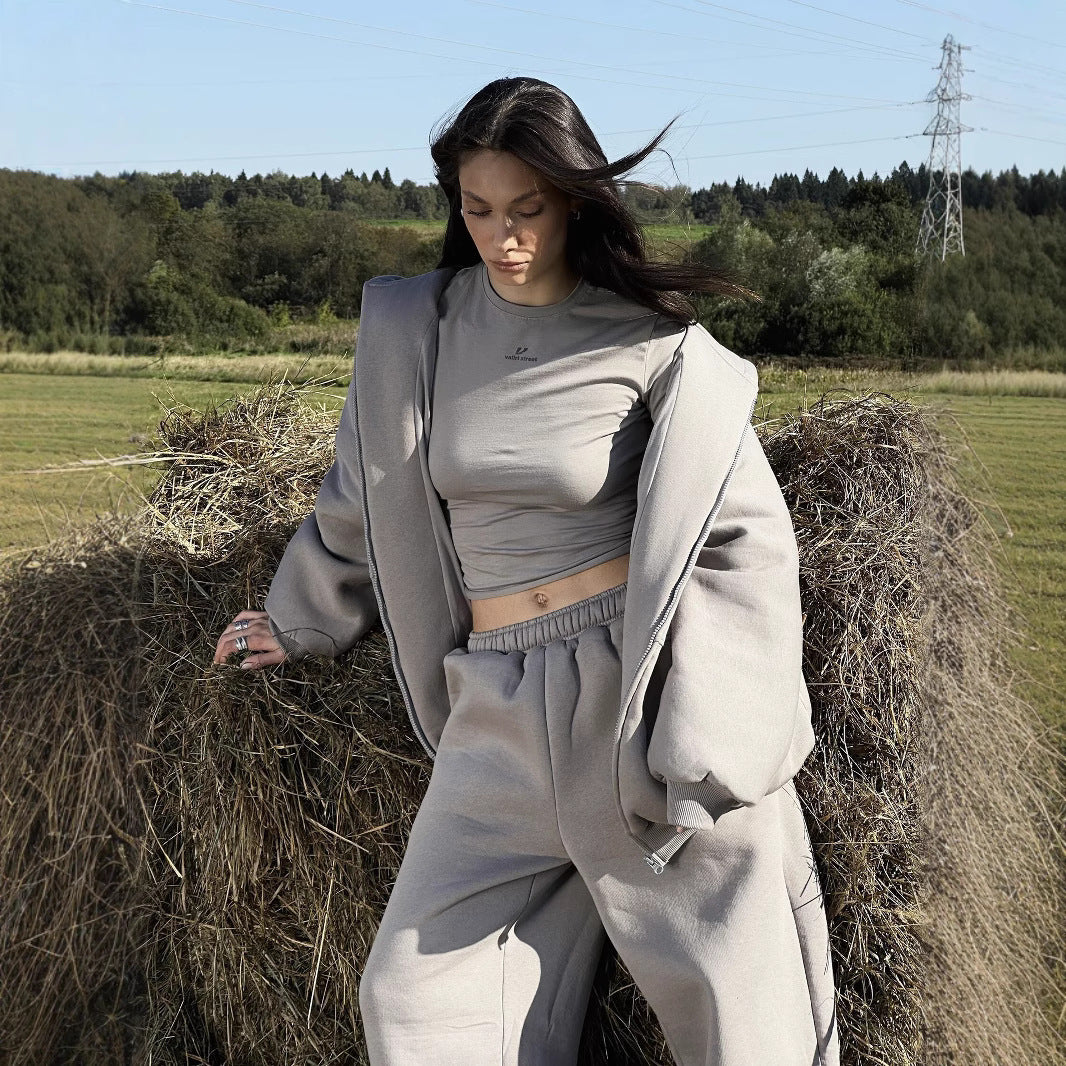 Damen Bequeme und stylische Kapuzenjacke Heidi-Mode