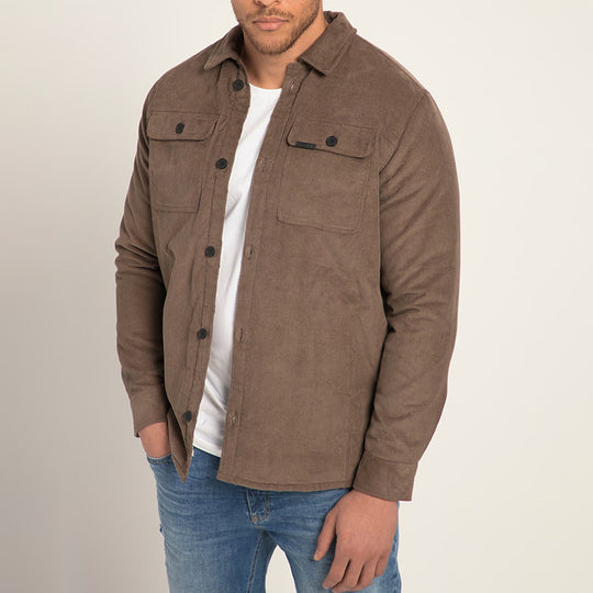 Herren Cordjacke mit praktischen Brusttaschen und modernem Schnitt Heidi-Mode
