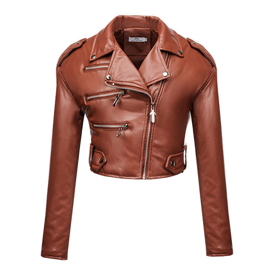 Heidi-Mode | Kurze PU-Lederjacke