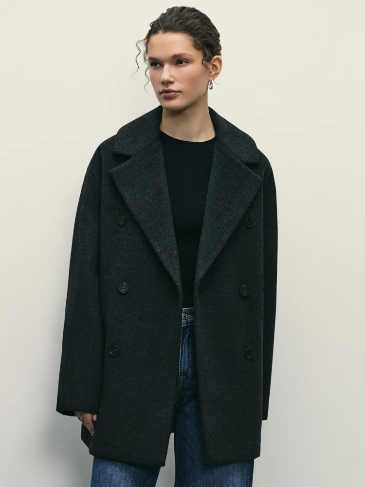 Damen Elegante Doppeltüra-Manteljacke Heidi-Mode