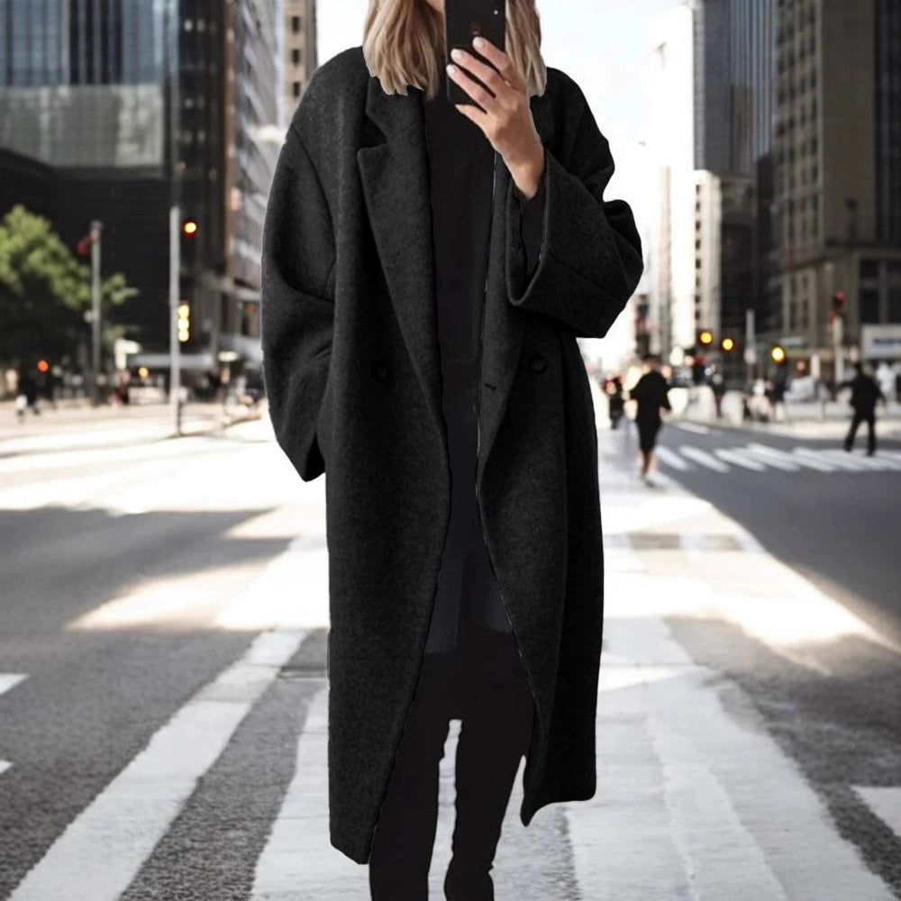 Damen oversized Wollmantel Heidi-Mode