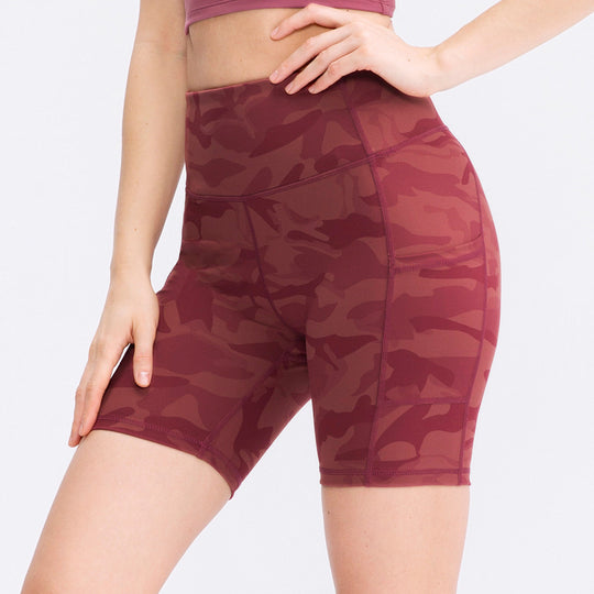 Damen Sportliche Hochgeschnittene Shorts Heidi-Mode