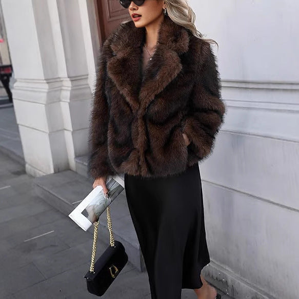 Damen Kunstpelzjacke Heidi-Mode