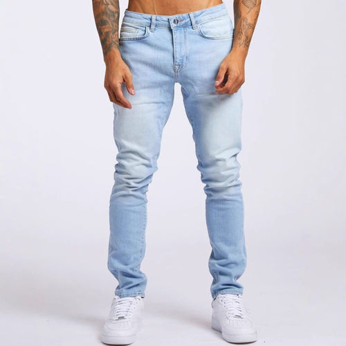 Herren Slim-Fit Jeans mit elastischem Komfortbund und modernen Details Heidi-Mode