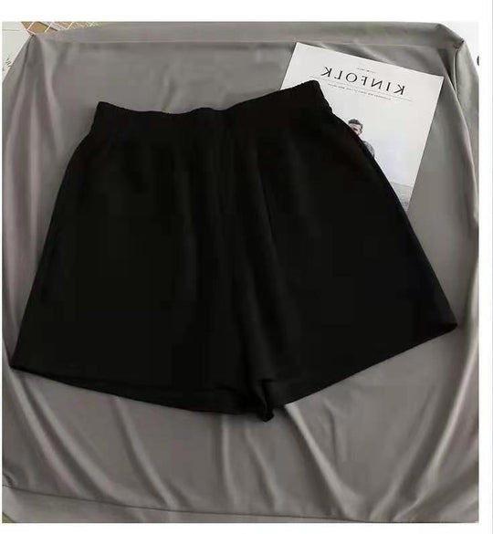 Damen bequeme Sport-Shorts mit elastischem Bund und praktischen Taschen Heidi-Mode