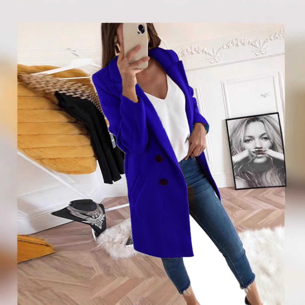 Damen Blazer im doppelten Knopfdesign Heidi-Mode