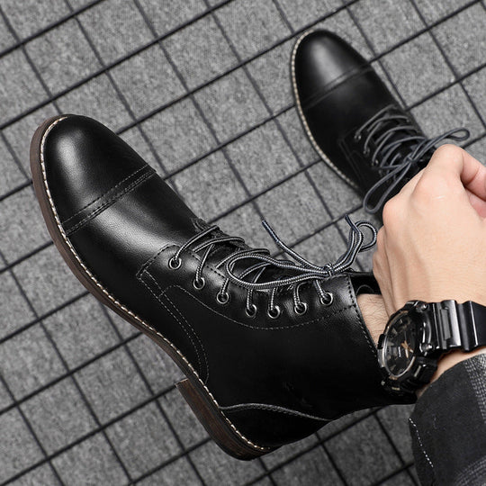 Heidi-Mode | Bequeme Rutschfest Runde Zehe Stiefelette