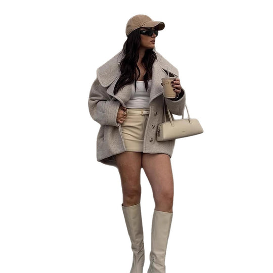 Damen Oversized Wollmantel Heidi-Mode 1759372695