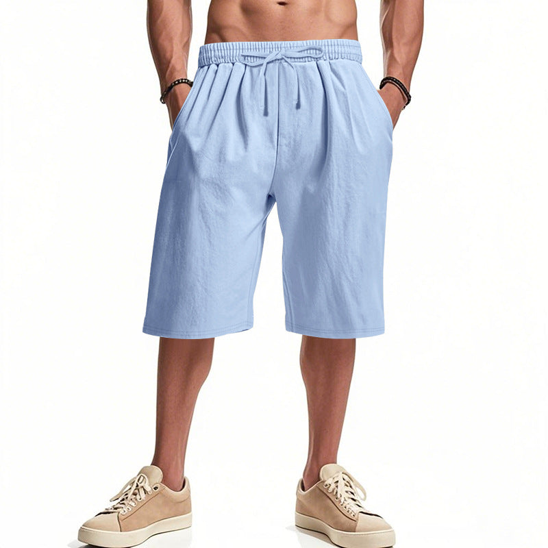 Herren bequeme Cargo-Shorts mit elastischem Bund und großzügigen Taschen Heidi-Mode