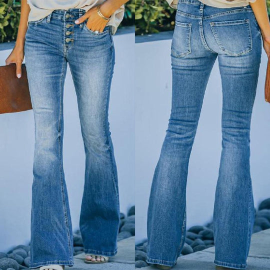 Damen Schlagjeans Heidi-Mode