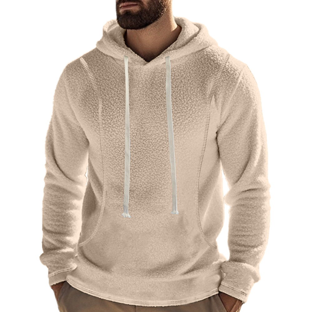Herren Hochwertiger Fleece-Hoodie mit praktischer Kängurutasche und stylischem Design Heidi-Mode