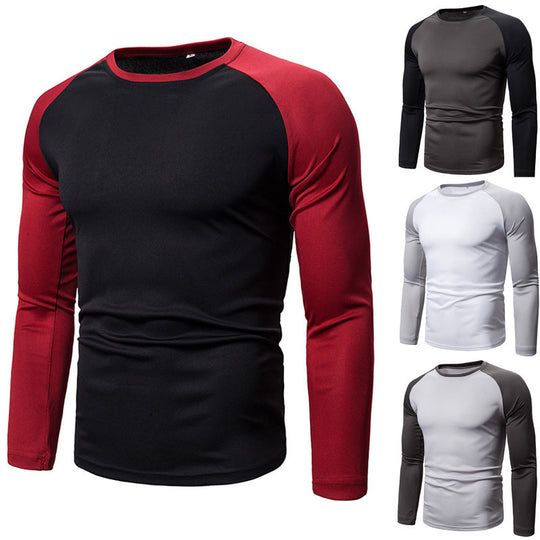 Herren Sportliches Langarm-T-Shirt mit atmungsaktivem Funktionsmaterial Heidi-Mode