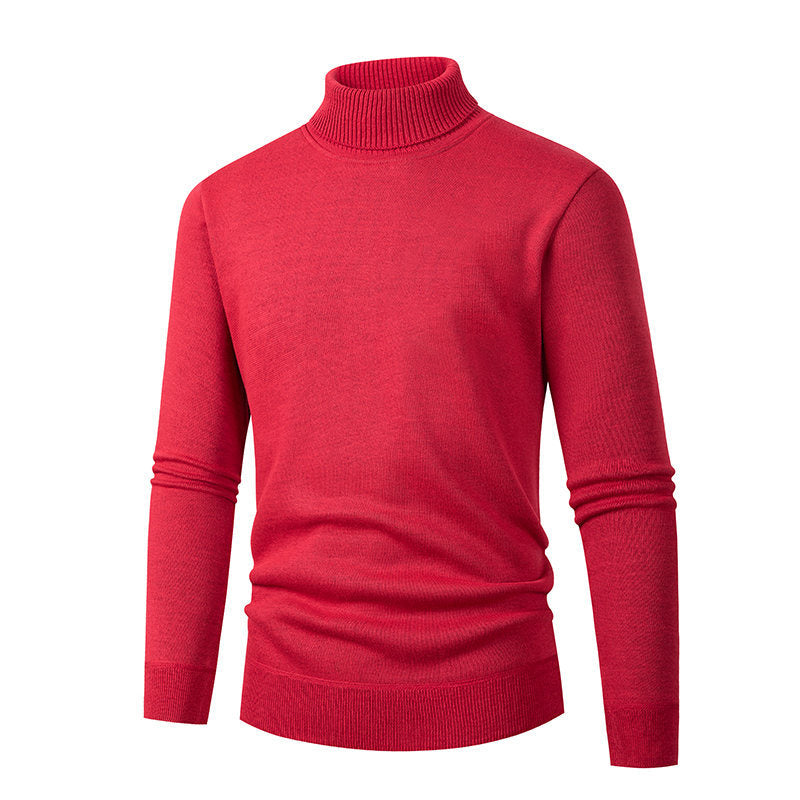 Herren eleganter Rollkragenpullover aus hochwertigem Material Heidi-Mode