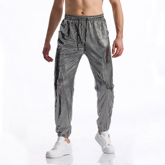 Herren Sportliche Jogginghose mit reflektierendem Design Heidi-Mode