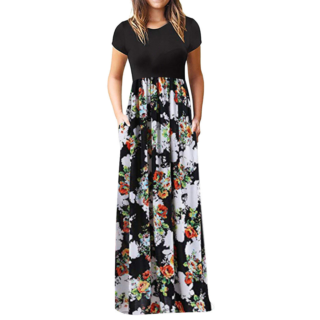 Heidi-Mode | Auffälliger Langer Rock Hot Sale Farbe Kleid