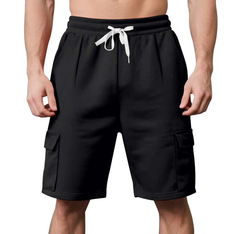 Herren Cargo-Shorts mit elastischem Bund und praktischen Seitentaschen Heidi-Mode