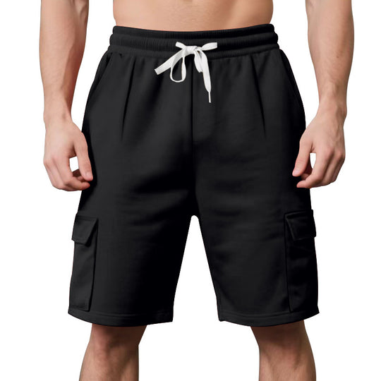 Herren Cargo-Shorts mit elastischem Bund und praktischen Seitentaschen Heidi-Mode