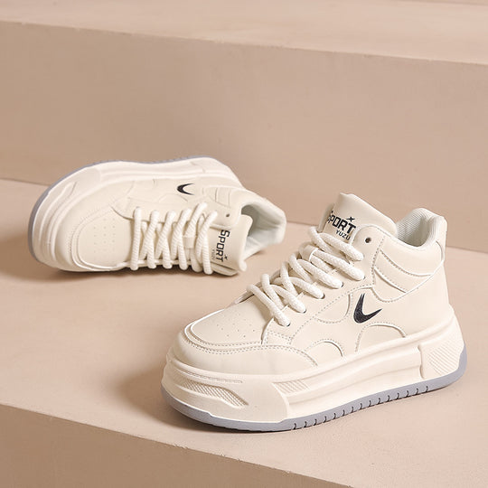 Damen Hohe Sneaker mit dicker Profilsohle und modernem Design Heidi-Mode