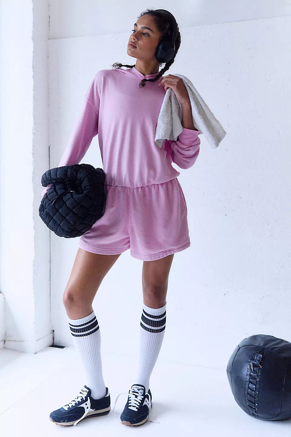 Damen Freizeit-Loungewear-Set mit elastischem Bund und weichem Material Heidi-Mode