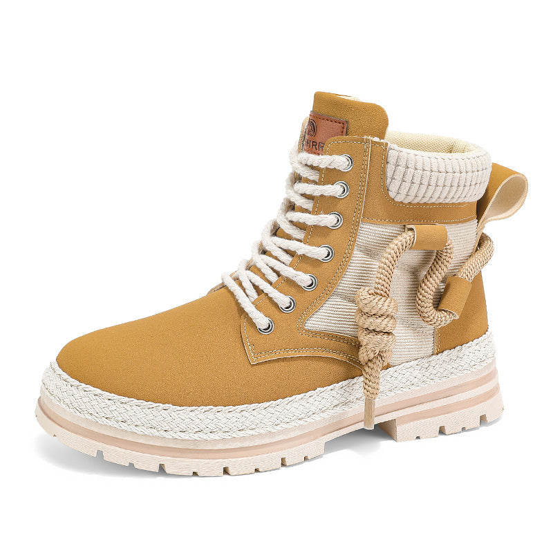 Damen modische und bequeme Winterstiefel mit hohem Kragen und rutschfester Sohle Heidi-Mode