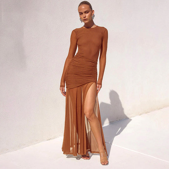 Damen Maxi Kleid Heidi-Mode
