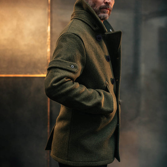 Herren Cordjacke mit praktischen Brusttaschen und modernem Schnitt Heidi-Mode