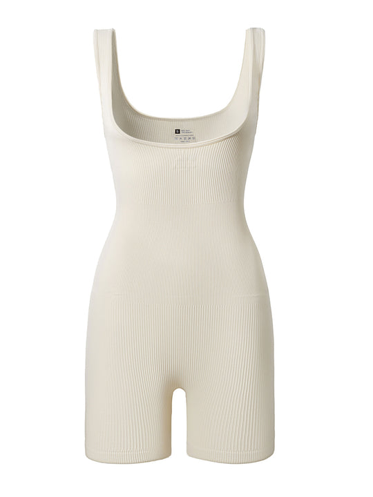 Damen figurbetontes Onesie mit breiten Trägern Heidi-Mode