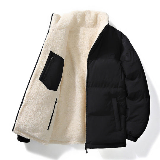 Damen warme Steppjacke mit kuscheligem Innenfutter und praktischen Taschen Heidi-Mode