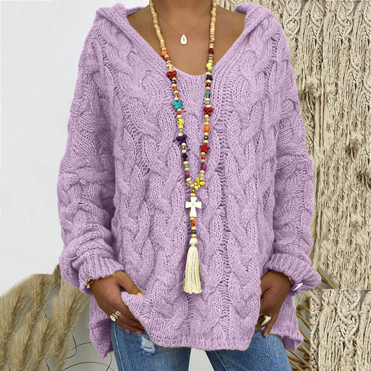 Heidi-Mode | V-strick Hoodie