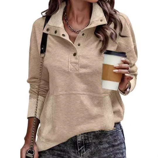 Damen urbaner sportlicher Pullover Heidi-Mode