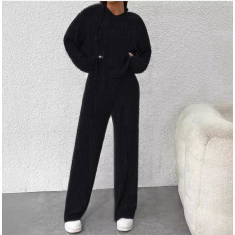 Damen lässiger Strickanzug Heidi-Mode