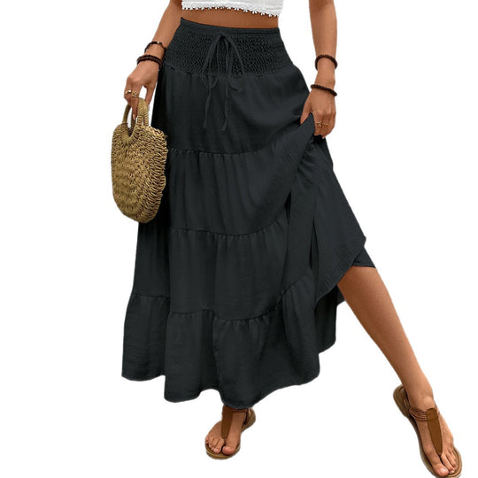 Damen Maxi Rock Heidi-Mode