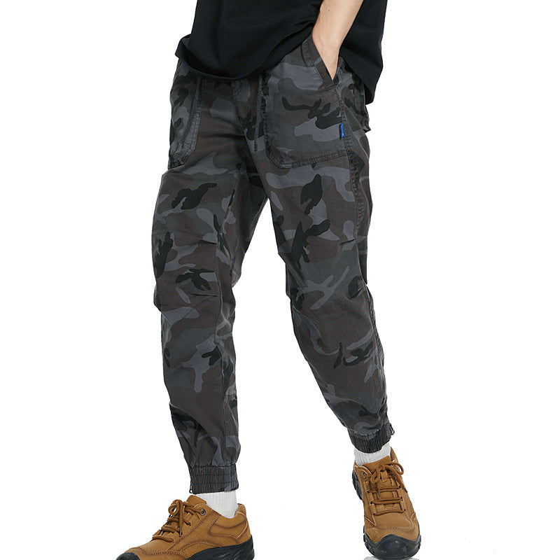 Herren Camo Utility Cargo Hose Heidi-Mode
