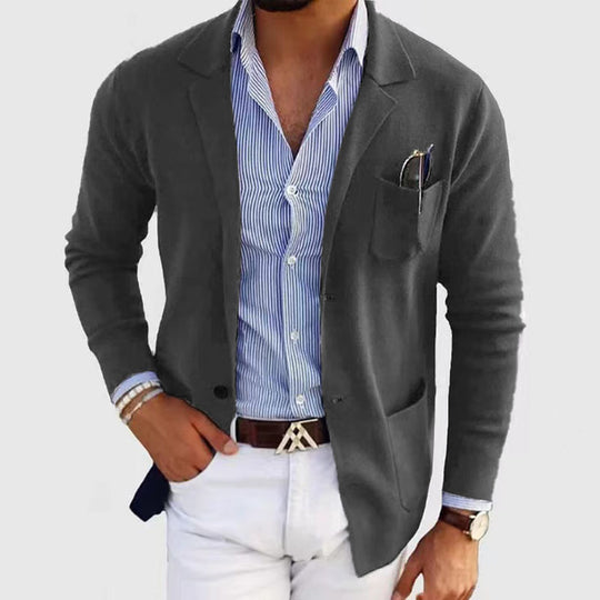 Herren eleganter Strickblazer Heidi-Mode