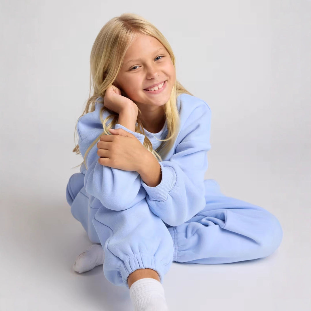 Damen lässiges Sweatshirt und bequeme Jogginghose Set Heidi-Mode