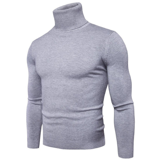 Herren Rollkragenpullover aus weichem Merinowolle Heidi-Mode