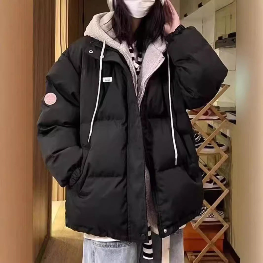 Damen gesteppte Winterjacke mit wärmendem Fleece-Innenfutter und praktischem Kapuzenkragen Heidi-Mode