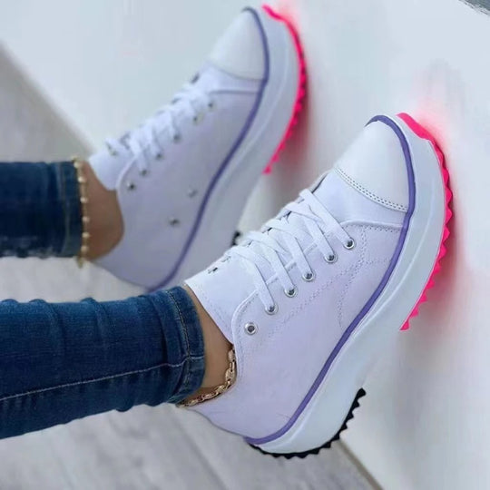 Damen Sneaker aus hochwertigem Material mit komfortabler Dämpfung und rutschfester Sohle Heidi-Mode