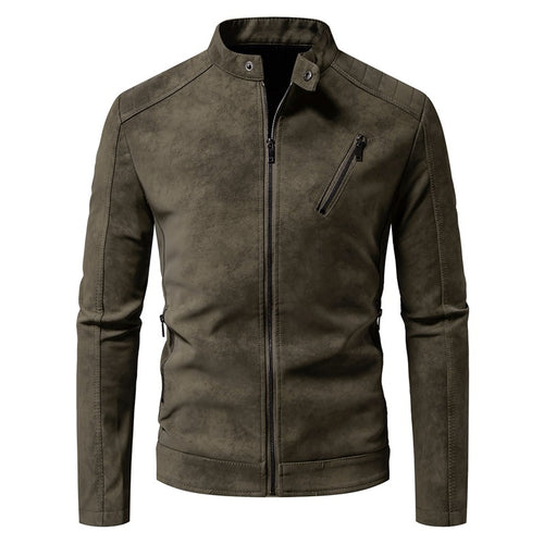 Herren Modische Bikerjacke Hedi-Mode