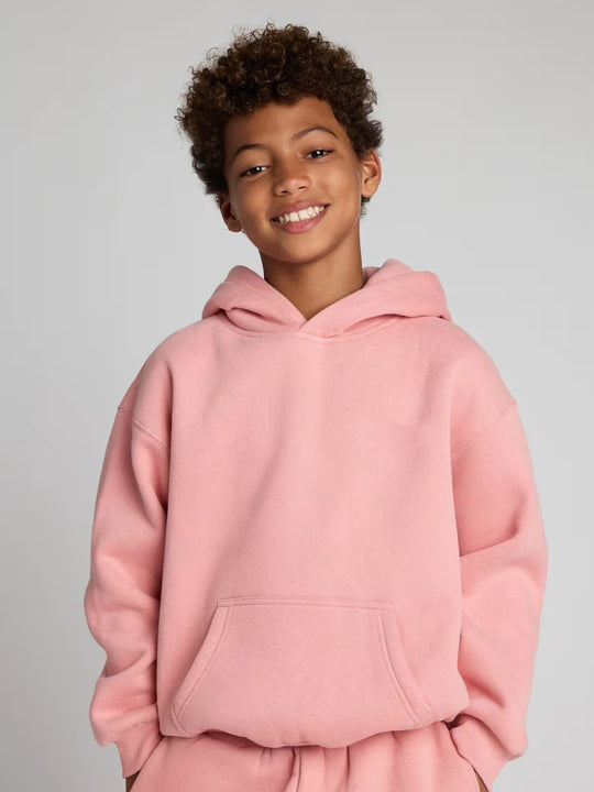 Damen lässiger Fleece-Jumpsuit mit geräumiger Kapuze und praktischen Taschen Heidi-Mode