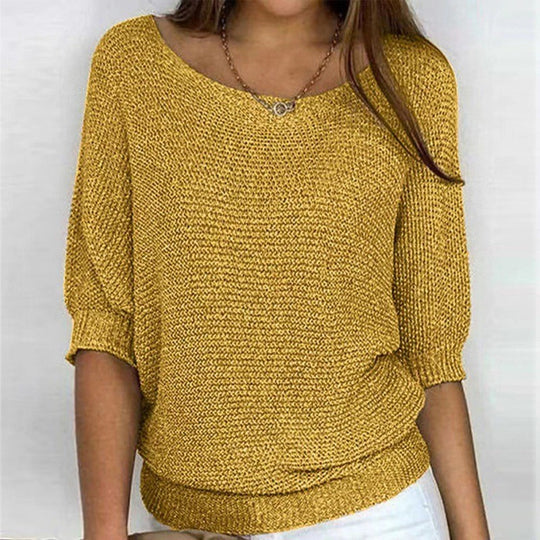 Damen lässiger Pullover Heidi-Mode