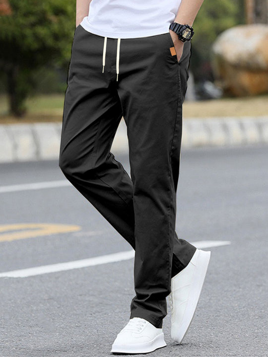 Herren Freizeit-Hose mit atmungsaktivem Material und elastischem Bund Heidi-Mode