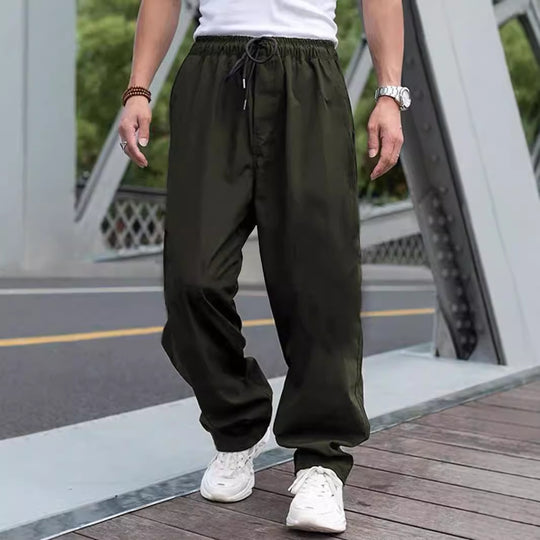 Herren lässige Cargohose mit elastischem Bund Heidi-Mode