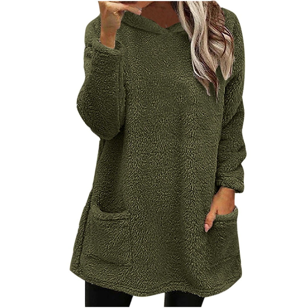 Damen Kuschelige Fleece-Pullover Heidi-Mode