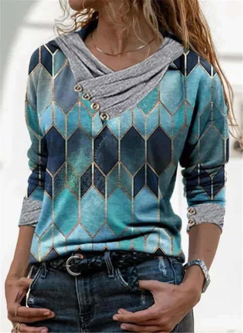 Damen modischer Pullover Heidi-Mode