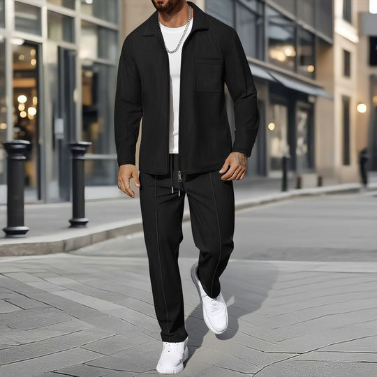 Herren moderne Zweiteiler im lässigen Schnitt Heidi-Mode