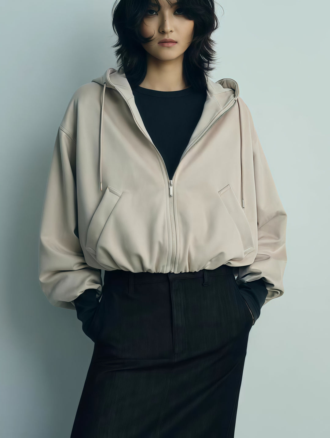 Damen Oversized Sportjacke mit praktischen Taschen und modernem Schnitt Heidi-Mode