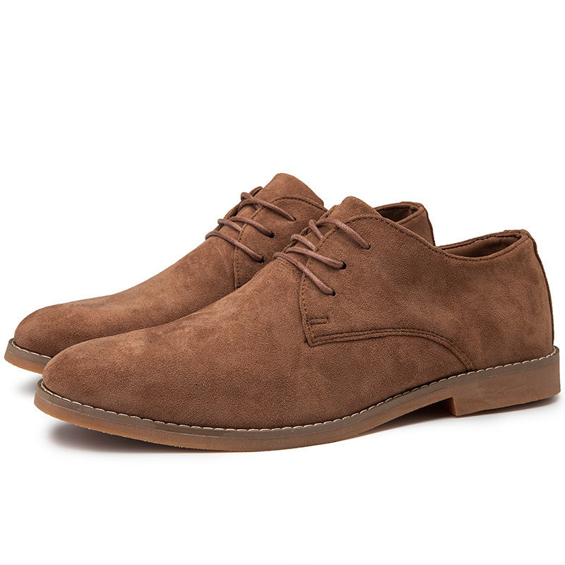Herren Elegante Schnürschuhe aus weichem Wildleder Heidi Mode